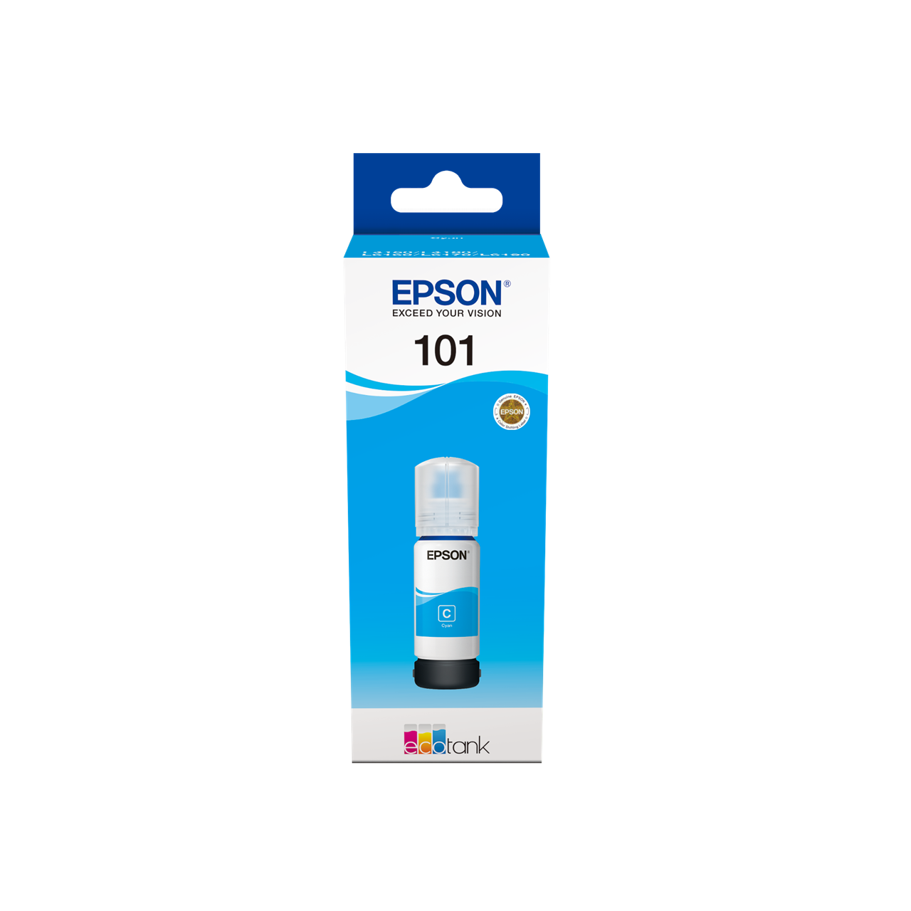 Picture of 101 EcoTank Cyan ink bottle