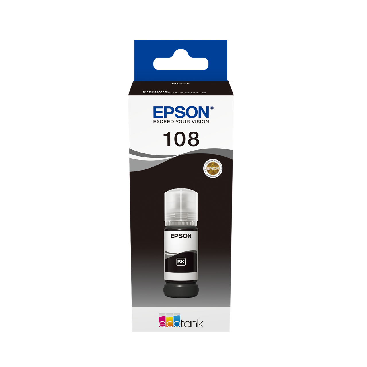Picture of 108 EcoTank Black ink bottle