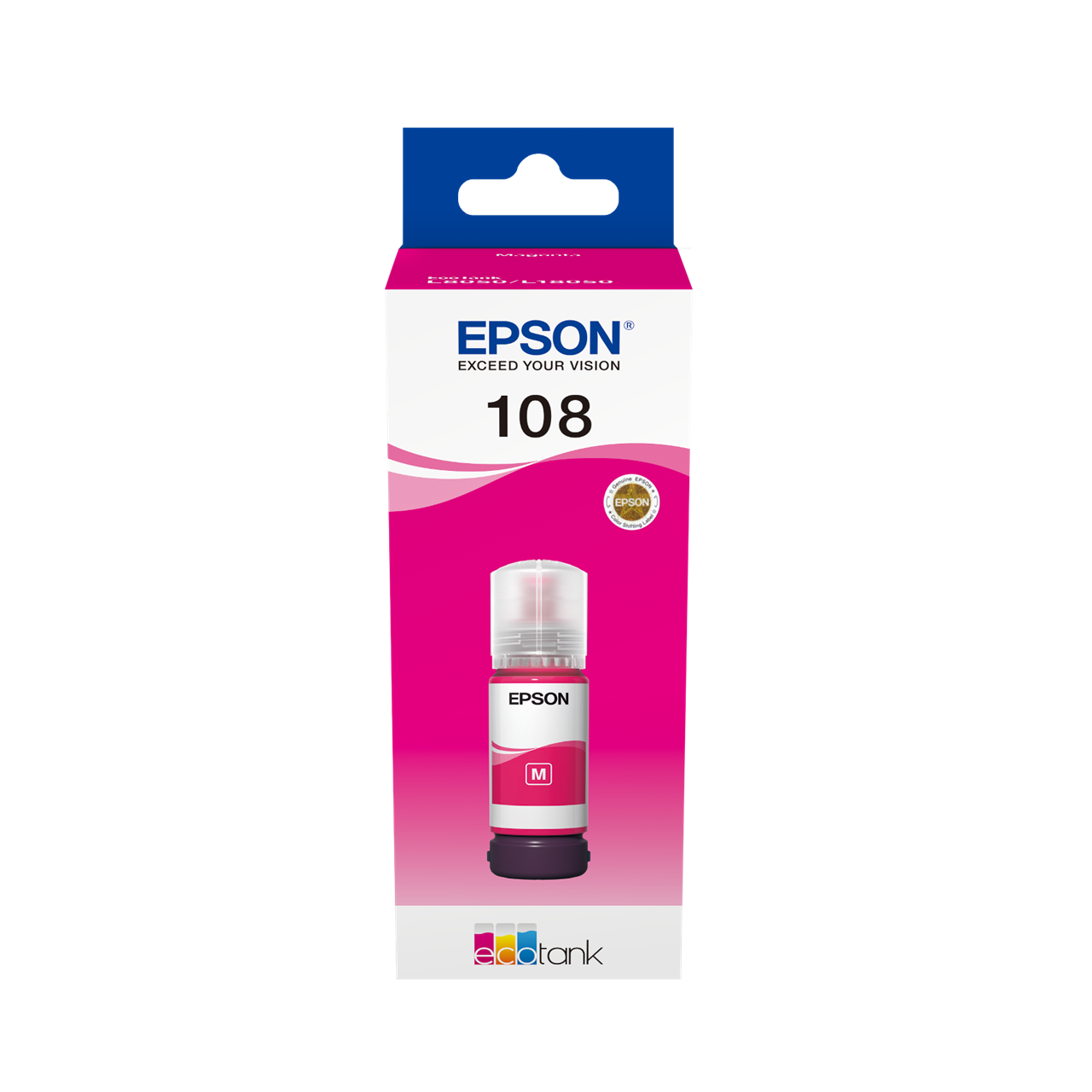 Picture of 108 EcoTank Magenta ink bottle