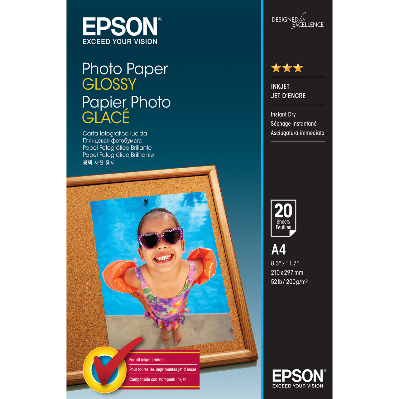 Picture of Photo Paper Glossy A4 20 sheet