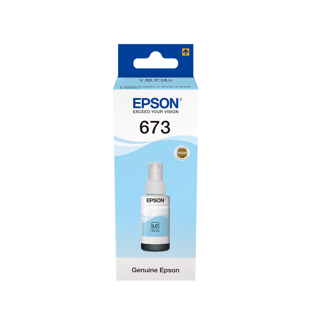Picture of T6735 Light Cyan ink bottle 70ml