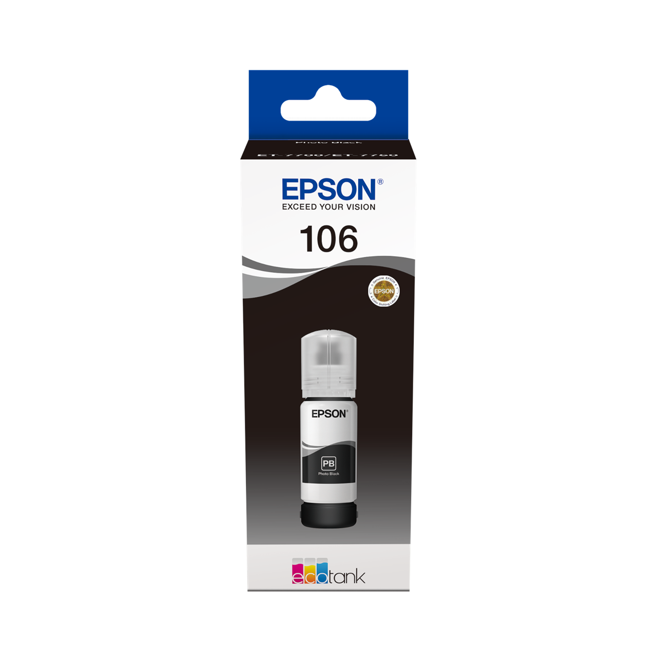 Picture of 106 EcoTank Photo Black ink bottle
